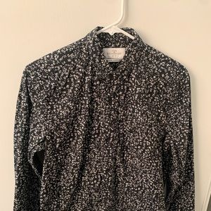 Mens Floral Button Down